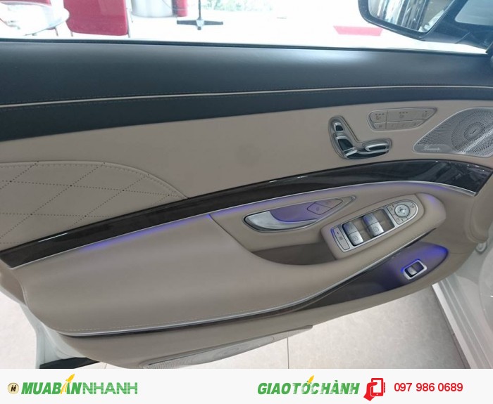 Mercedes Benz S500 2016 full option 2 màu trắng đen giao ngay