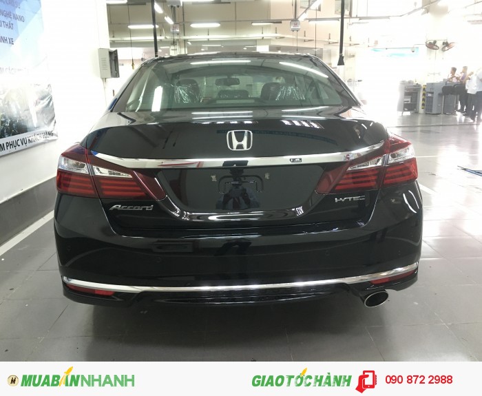 Honda Accord 2016 nhập Thái, màu đen, giá tốt nhất, tặng 2 năm GHBH, hỗ trợ cho vay lên đến 85% giá trị xe
