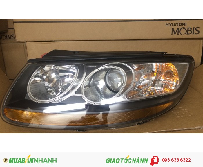 Đèn pha Hyundai Santafe 2010, đèn lái Santafe giá ttố