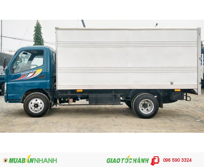 Xe tải Trường Hải thùng kín 5 tấn, 7 tấn, 8 tấn, 9 tấn tại Hà Nội