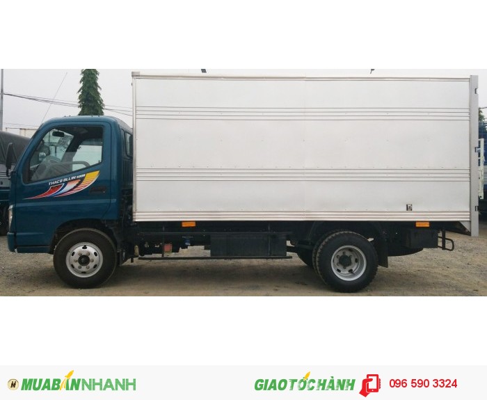 Xe tải Trường Hải thùng kín 5 tấn, 7 tấn, 8 tấn, 9 tấn tại Hà Nội