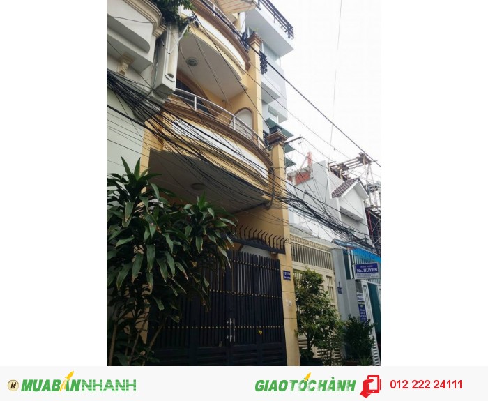 Bán nhà 4x14m, 2 lầu , giá 3.45 tỷ, hẻm 6m Tân Hương, P.Tân Quý, Q.Tân Phú