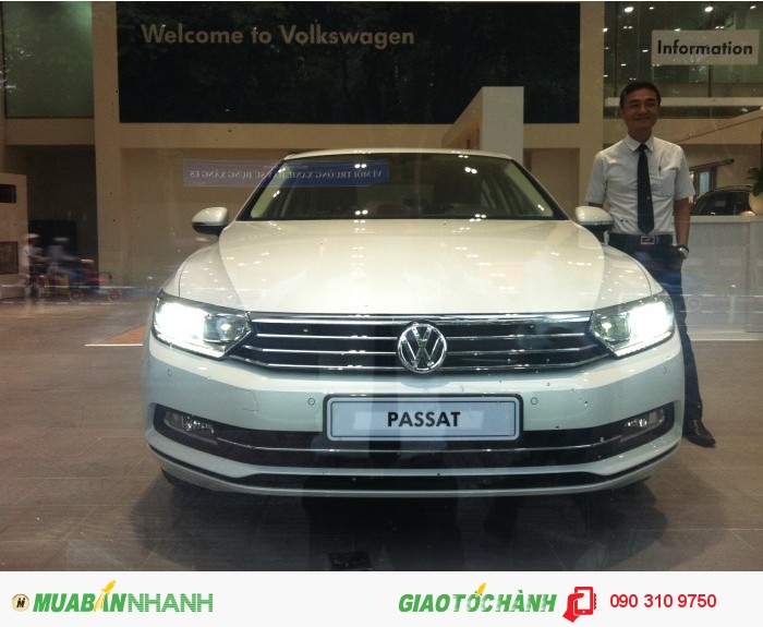 Đằng cấp số 1 Châu Âu Volkswagen xâm nhập thị trường Việt Nam, VW PASSAT 1.8L ưu đãi 50 triệu