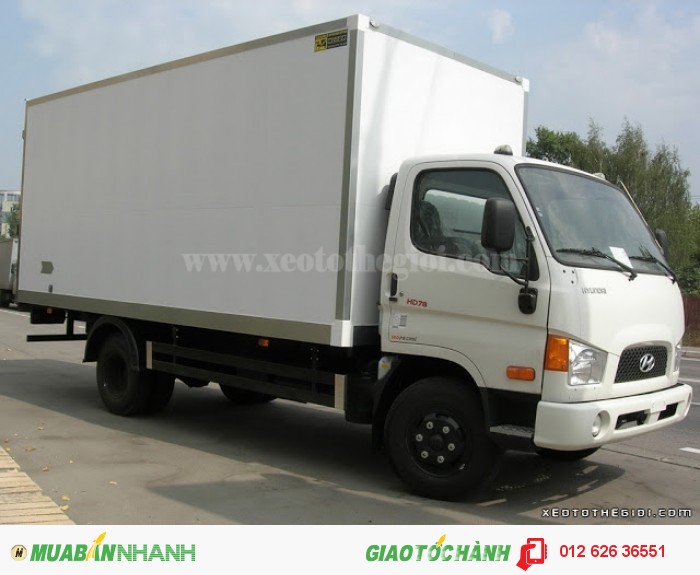 Tổng đại lý phân phối xe tải Hyundai HD78 4.5 tấn - Giá 600 triệu