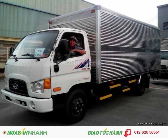 Tổng đại lý phân phối xe tải Hyundai HD78 4.5 tấn - Giá 600 triệu