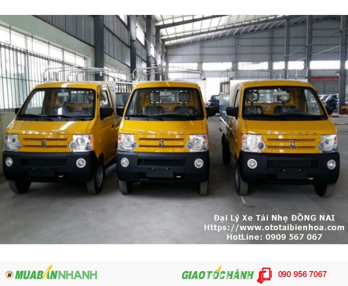 Xe tải suzuki Dongben 820kg xe tải đài loan Phiên bản đặt biệt màu vàng