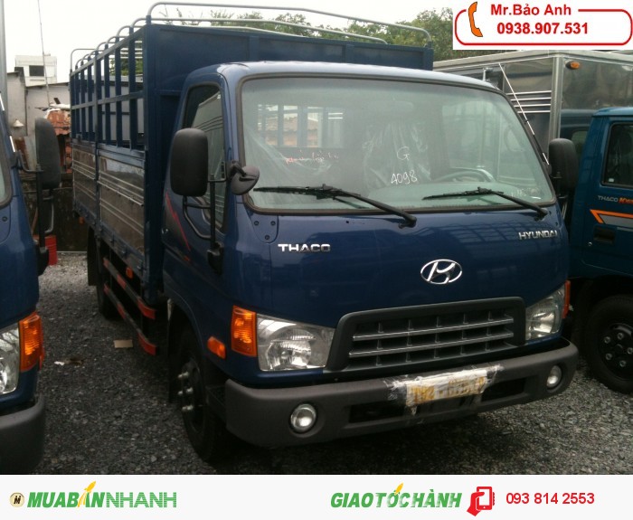 Xe tải hyundai 5 tấn, HD65, Thaco Hyundai HD500 5 tấn. Bán xe trả góp qua ngân hàng.
