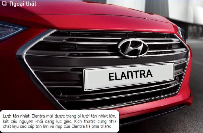 Hyundai Elantra 2.0 AT (Số Tự Động) 2016