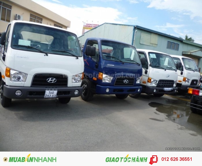 Bán xe tải Hyundai 4.8 tấn HD85, xe tải Hyundai 4T8, trả góp 80%