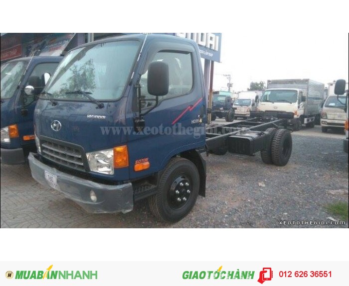 Xe Hyundai 5 tấn, bán xe Hyundai HD85 4.8 tấn nhập khẩu Hàn Quốc