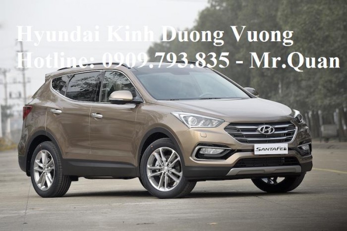 Hyundai Santafe 2.4 AT (Số Tự Động) Xăng (Full) - Gía Ưu Đãi Tại Hyundai Kinh Dương Vương