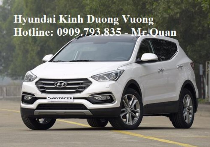 Hyundai Santafe 2.4 AT (Số Tự Động) Xăng (Full) - Gía Ưu Đãi Tại Hyundai Kinh Dương Vương