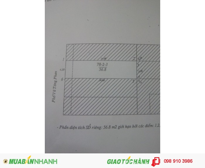 “Siêu phẩm” mặt phố Vũ Tông Phan 58mx5T giá 12,3 tỷ.