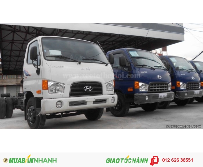 Xe tải Hyundai HD98 6.5 tấn nhập khẩu 2016, đại lý cấp 1