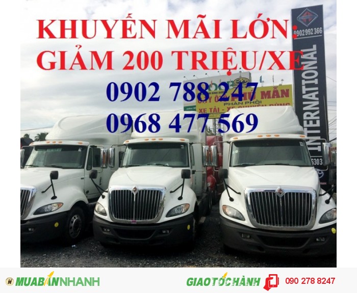 Khuyến Mại LỚN Xe Đầu Kéo Mỹ Hoàng Huy International - Xe đầu kéo mỹ 2012.