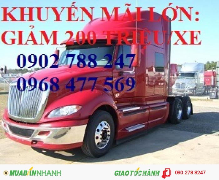 Khuyến Mại LỚN Xe Đầu Kéo Mỹ Hoàng Huy International - Xe đầu kéo mỹ 2012.