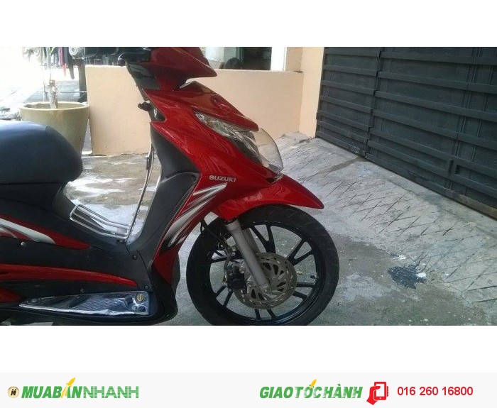 Xe Suzuki Hayate SS Fi 125cc đời 2012  màu đỏ