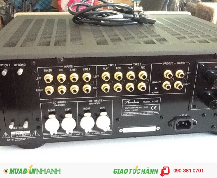 chuyên Ampli accuphase E 307 hàng bãi tuyển nguyên thùng về , đẹp như mới .