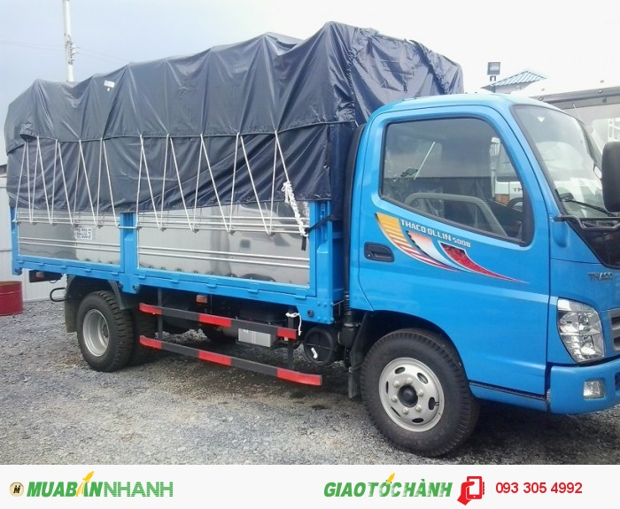 Bán xe tải Thaco Ollin500B tải trọng 4,995 tấn , hỗ trợ mua trả góp 80%