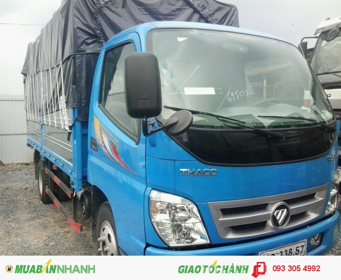 Bán xe tải Thaco Ollin500B tải trọng 4,995 tấn , hỗ trợ mua trả góp 80%