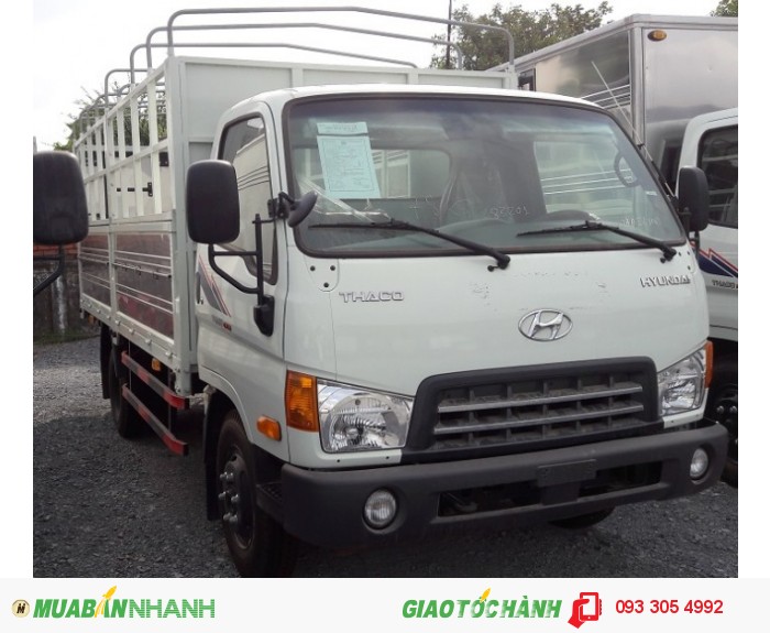 Bán xe tải Thaco Hyundai HD500 tải trọng 4,99 tấn , hỗ trợ mua trả góp đến 80% giá trị xe