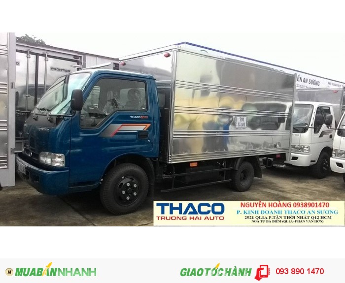 Giá Xe Tải Kia K165s Tải Trọng 2 Tấn 4 Mới 100%