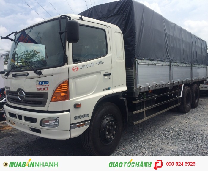 Bán xe tải Hino 15 tấn 3 chân, 16 tấn 3 chân nhập khẩu