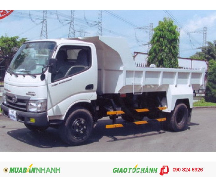 Bán xe tải Hino 3T8, giá xe tải Hino 3T8 nhập khẩu