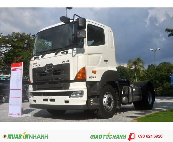 Giá bán Đầu Kéo Hino 410HP 1 cầu 4x2 Seri 700 SH1EEVA