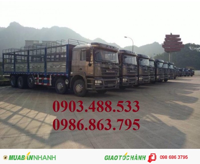 Xe tải thùng 5 chân shacman