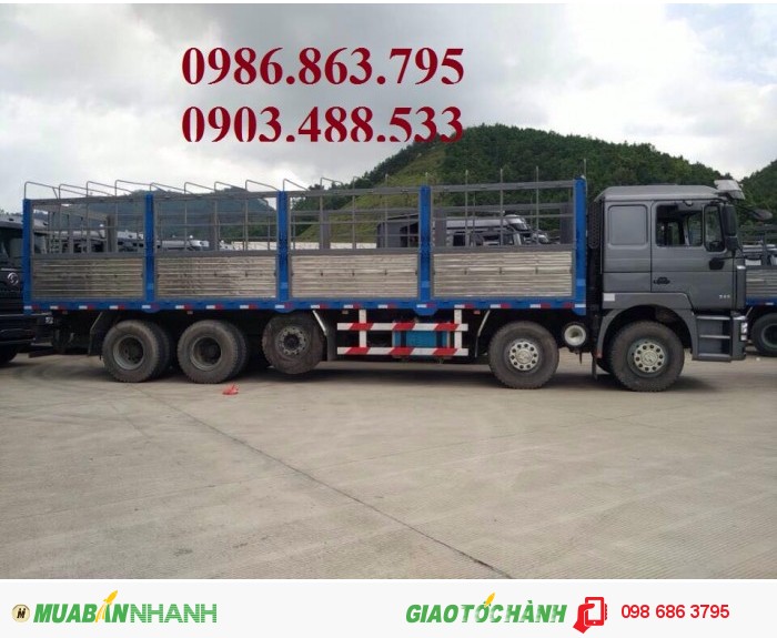 Xe tải thùng 5 chân shacman