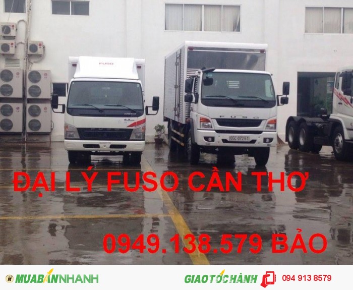 Xe tải Fuso Canter 6.5 tấn tải trọng 3,5t -Đại lý FuSO Cần Thơ