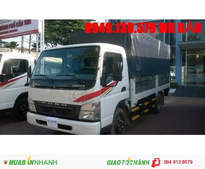 Xe tải Mitsubishi Fuso Canter HD 5tan   /đại lý bán xe tải Fuso 5t thùng mui bạt,thùng kín