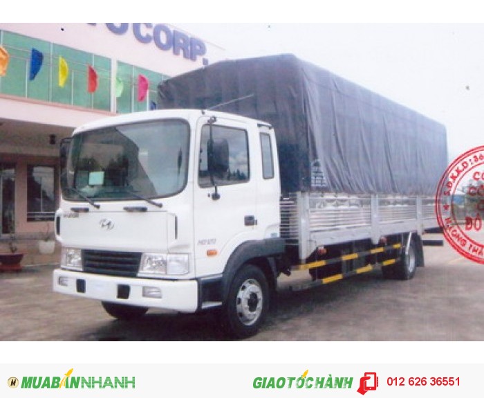 Hyundai HD120 thùng mui bạt tải trọng 5 tấn, mới 100%, giá thương lượng