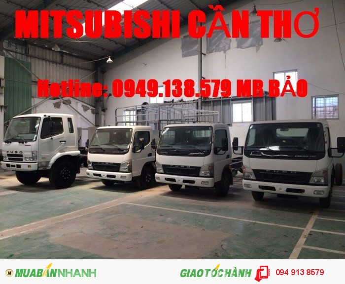 Đại Lý Bán Xe Tải Mitsubishi Fuso Canter Tại Miền Tây -Fuso Cần Thơ