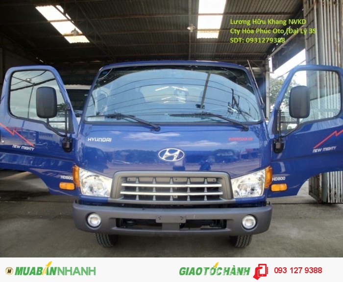 Hyundai HD 800, Hổ trợ Vay vốn ngân hàng 80%