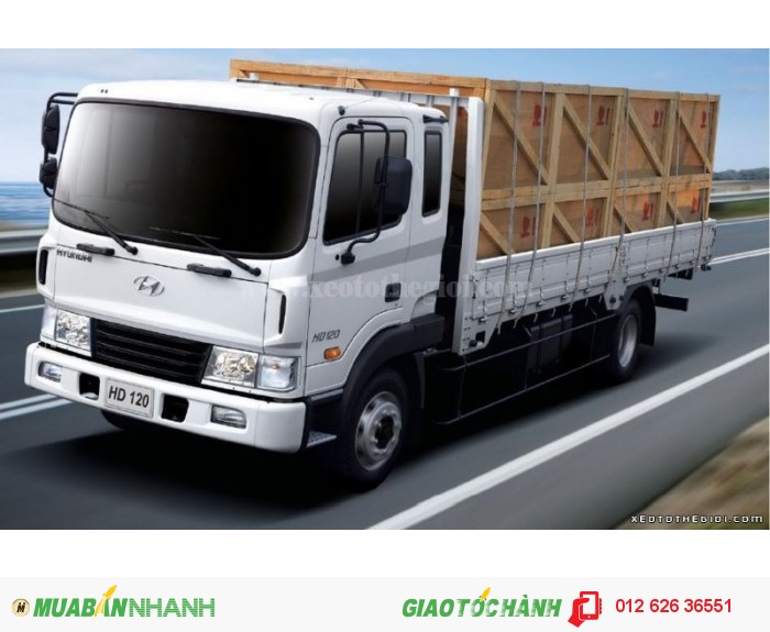 Xe tải Hyundai HD120 nhập khẩu thùng dài 7,3m giá cực tốt