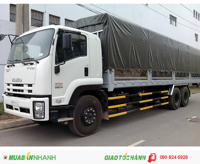 Giá xe tải Isuzu 15 tấn 3 chân FVM34T trả góp cho vay cao