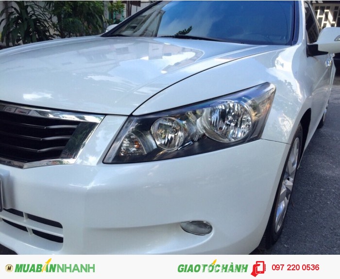 (HONDA) Accord màu trắng bản full