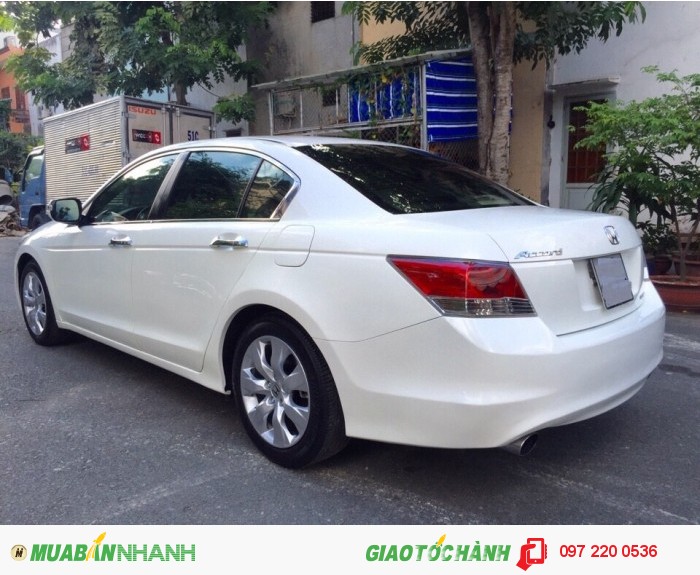 (HONDA) Accord màu trắng bản full