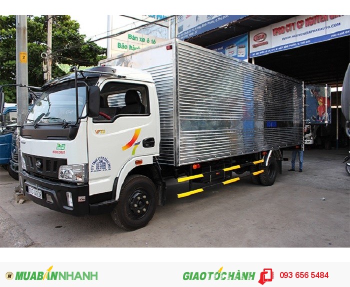 VT490 dài 6m2 tải trọng 4T9 Chở hàng cồng kềnh, tải trọng cao!