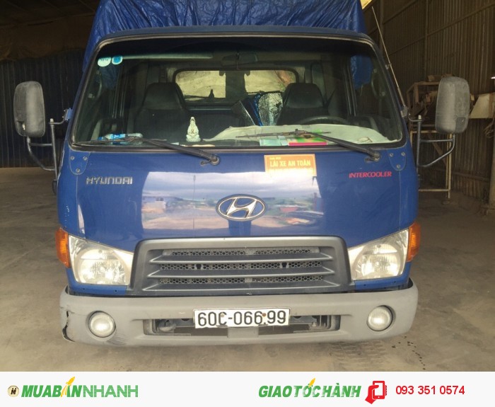 HYUNDAI HD65, Thùng bạt,2012.