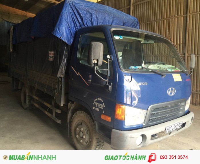 HYUNDAI HD65, Thùng bạt,2012.