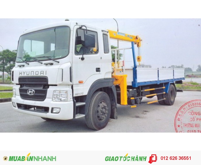 Xe tải Hyundai HD170 gắn cẩu SOOSAN 513 - 8.5 tấn