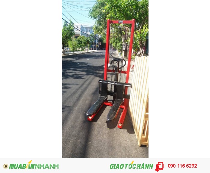 Xe nâng tay cao xe nâng mặt bàn cao 1m6 đà nẵng