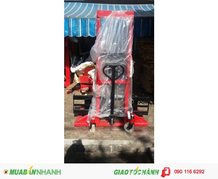 Xe nâng tay cao xe nâng mặt bàn cao 1m6 đà nẵng