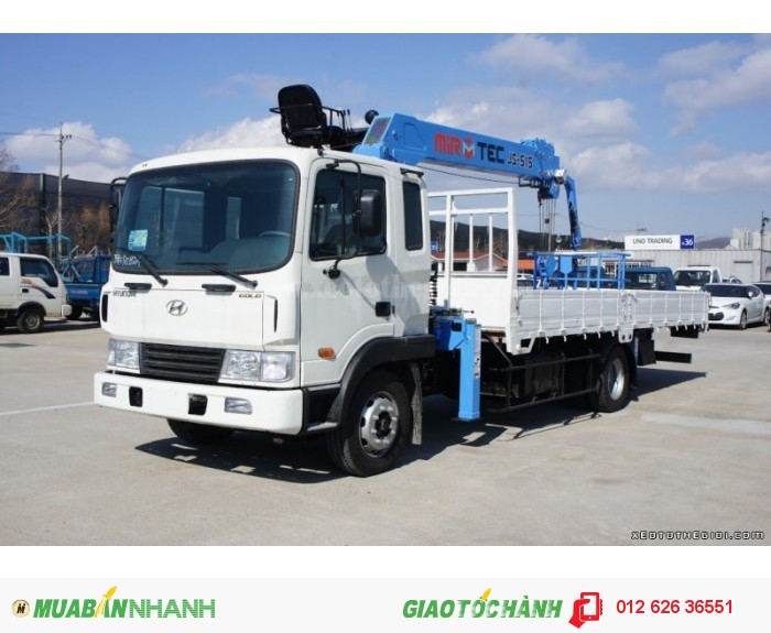 Xe tải Hyundai HD170 8 tấn gắn cẩu Soosan, hàng nhập khẩu chính hãng, giá tốt