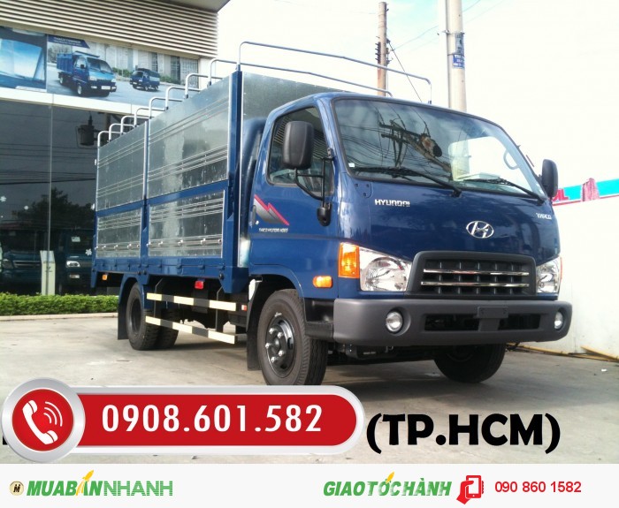 Xe tải Hyundai 3 tấn, hyundai 5 tấn, hyundai 6 tấn, hyundai 6.5 tấn trả góp 2016