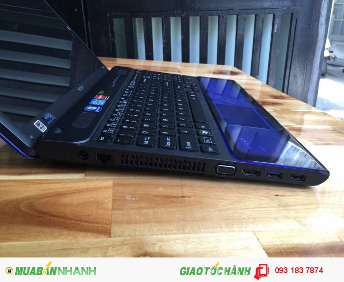 Laptop Sony vaio VPCCB, i7 - 2630QM, 8G, 750G, vga 1G, FHD1080dp, giá rẻ