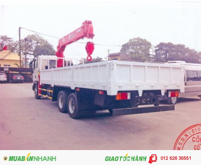 Công ty bán xe tải Hyundai HD210 gắn cẩu Unic, giao xe toàn quốc
